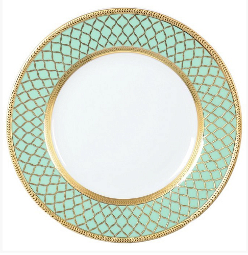 Набор тарелок 21см 6шт Valencia Seladon Gold