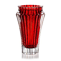 Ваза 25см хрусталь Crown Jewel, красная Rogaska