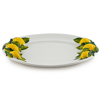 Блюдо 38см овальное Лимон Annaluma