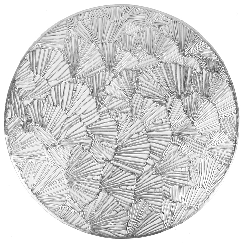 Салфетка сервировочная плейсмат 38см Аjouré серебро Nouvelle Daily