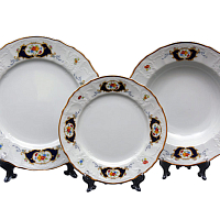 Набор тарелок 18пр Синеглаз Bernadotte