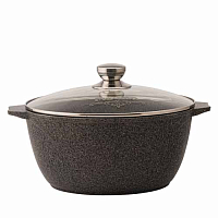 Кастрюля 6л 28см Premium grey Мечта
