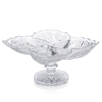 Кабаретница 35см на ножке хрусталь Crystal HeArt 