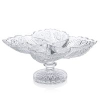 Кабаретница 35см на ножке хрусталь Crystal HeArt 