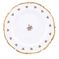 Блюдо круглое 30см 1шт Золотая Роза Queen's Crown