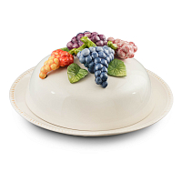 Блюдо с крышкой 30см Виноград Annaluma