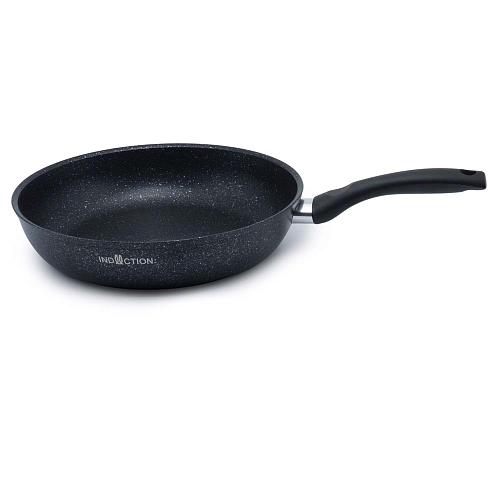 Сковорода 28см Marble Induction Темный мрамор Кукмара