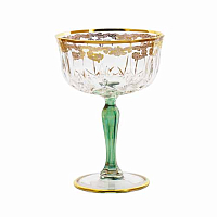 Набор креманок 6шт 170мл Timon s.r.l. Opera cup Green Gold