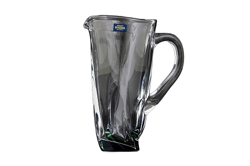 Графин 1,1л Quadro зеленый Crystalite Bohemia