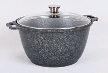 Кастрюля 6л со стекл. крышкой Granit ultra Green