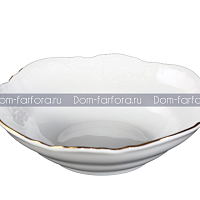 Салатник 13см 1шт Белый узор Bernadotte