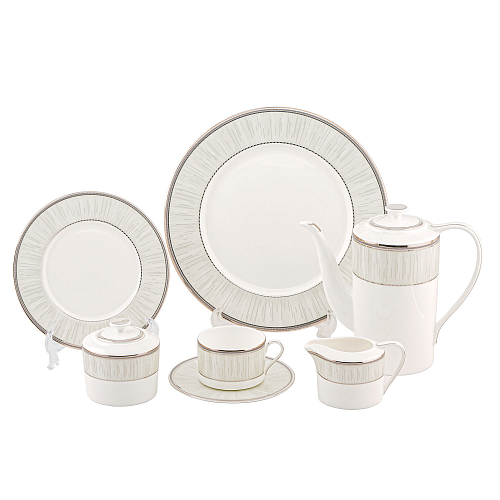 Сервиз чайный 12пер 40пр Баккара Emily Anna Lafarg Сервиз чайный 12пер 40пр Баккара Emily Anna Lafarg