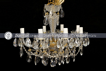 Люстра 8 рожковая белые плафоны 4050