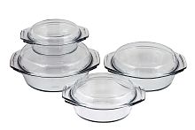 Набор кастрюль с крышками 8 предметов (кор=2наб)