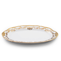 Блюдо овальное 21см 1шт Кастел Queen's Crown