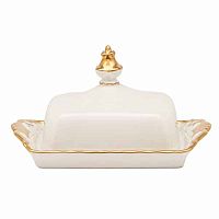 Масленка с крышкой Престиж Marquise Gold Queen's Crown