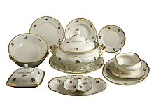 Сервиз столовый 6пер 26пр Цветок Слоновая кость Roman Gebis 