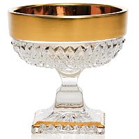 Варенница 9см н/н хрусталь с золотом Фелиция Crystal HeArt