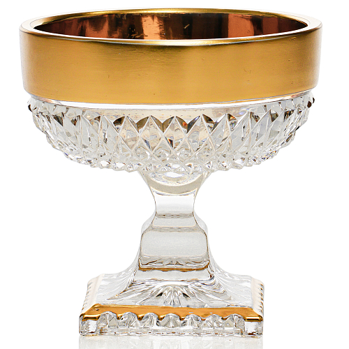 Варенница 9см н/н хрусталь с золотом Фелиция Crystal HeArt