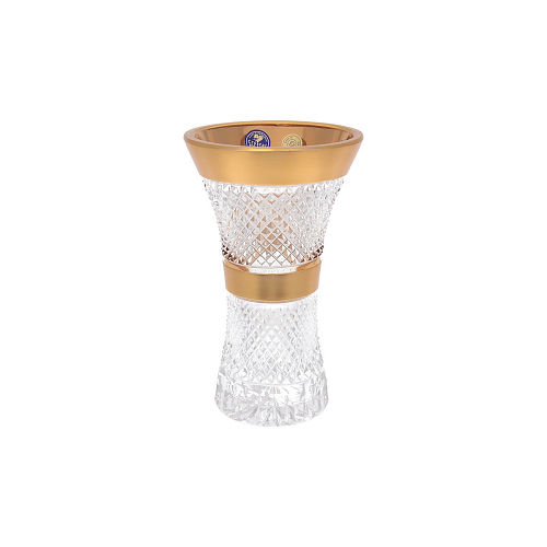 Ваза 15см хрусталь с золотом Фелиция Crystal HeArt Ваза 15см хрусталь с золотом Фелиция Crystal HeArt