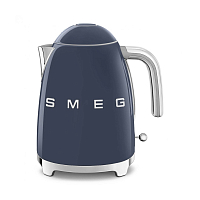Чайник электрический 1,7л темно-синий Стиль 50-х гг Smeg
