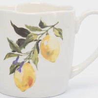 Кружка 350 мл фарфор Лимоны, Lemon branch