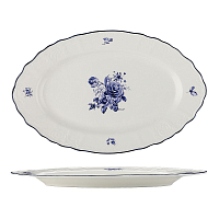 Блюдо овальное 30,5*19см Blue Flower P.L. Proff Cuisine