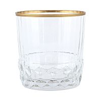 Набор стаканов 6шт Adagio золотая кайма Balvinglass