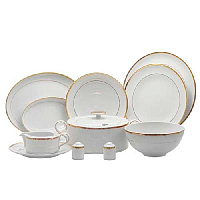 Сервиз столовый 6пер 26пр с супником Milano Gold Falkenporzellan