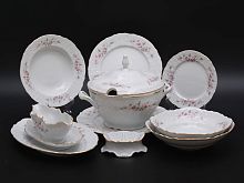 Сервиз столовый 6пер 26пр Серая роза ZL Bernadotte