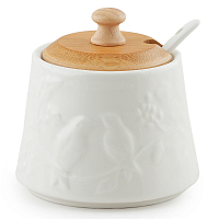 Сахарница 350мл с ложкой Птички на ветке Elan Gallery