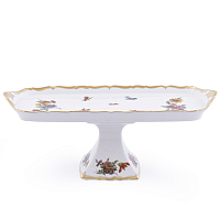 Поднос 37см рулетница н/н Мейсенский букет Queen's Crown