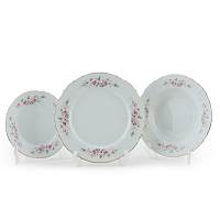 Набор тарелок 18пр Серая роза отель ZL Bernadotte
