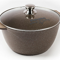 Кастрюля 6л Гранит brown Мечта