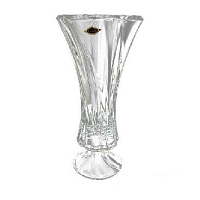 Ваза 40см на ножке Oklahoma Aurum Crystal