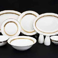 Столовый сервиз на 12 персон 43 предмета Золотая лента Repast