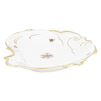 Салатник 28см ракушка Золотая Роза Queen's Crown