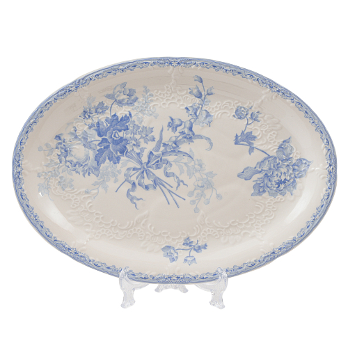 Блюдо овальное 30,5см Blue Flowers