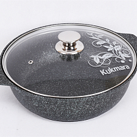 Кастрюля-жаровня 3л со стекл. крышкой Granit ultra Green