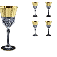 Набор фужеров 280мл 6шт Allegro Golden Embossed Decor Astra Gold