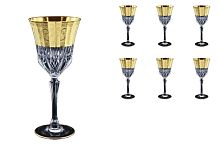 Набор фужеров 280мл 6шт Allegro Golden Embossed Decor Astra Gold