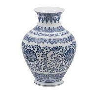 Ваза 25см Blue & White