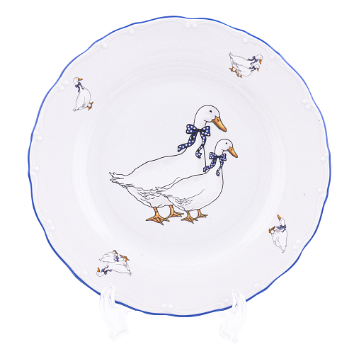 Набор тарелок 25см 6шт Офелия Гуси Набор тарелок 25см 6шт Офелия Гуси