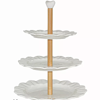 Этажерка 3х ярусная 34см Bamboo в под.уп.