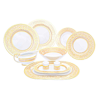 Сервиз столовый 6пер 25пр Diadem White Creme Gold Falkenporzellan