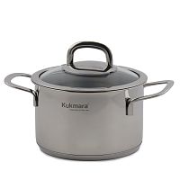 Кастрюля 1,8л 16см со стекл. крышкой Safia Kukmara