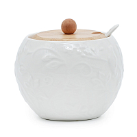 Сахарница 12см 620мл с ложкой Птички на ветке Elan Gallery