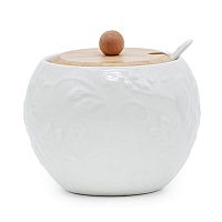 Сахарница 12см 620мл с ложкой Птички на ветке Elan Gallery