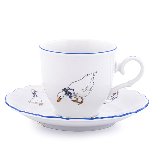 Набор чайных пар 150мл 6шт Офелия Гуси Мам Декор Carlsbad