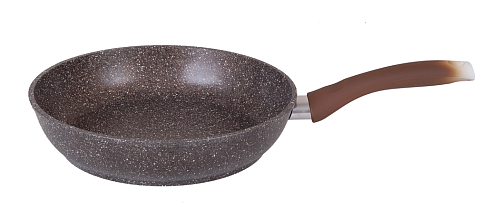 Сковорода 26см с ручкой Кофейный Мрамор Кукмара Сковорода 26см с ручкой Кофейный Мрамор Кукмара